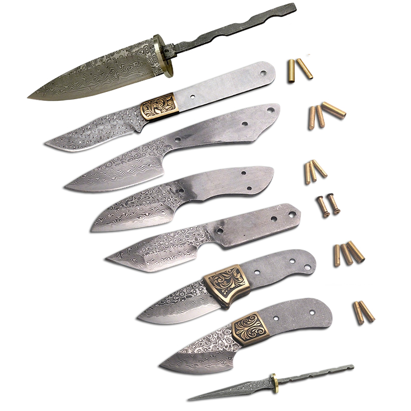 Hand Forged Damascus Steel Kni - огляд і ціна Knife Blade Blank Damascus Steel Forged