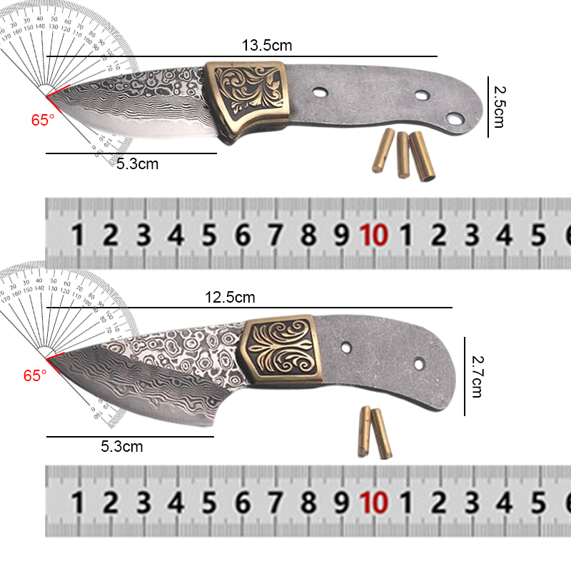 Hand Forged Damascus Steel Kni - огляд і ціна Knife Blade Blank Damascus Steel Forged