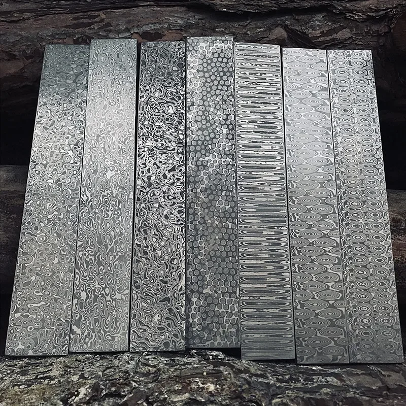 Heat Treatment VG10 Damascus S - огляд і ціна Knife Blade Blank Damascus Steel Forged