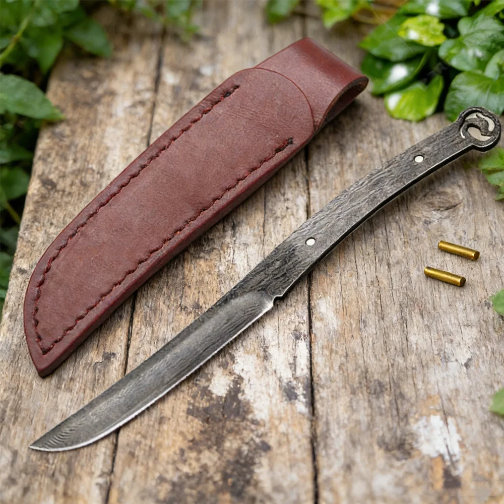 Premium Hand Forged Damascus S - огляд і ціна Knife Blade Blank Damascus Steel Forged