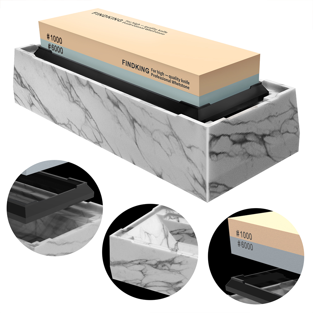 FINDKING Knife Sharpening Ston - огляд і ціна Knife Sharpening Stone Whetstone 1000 6000