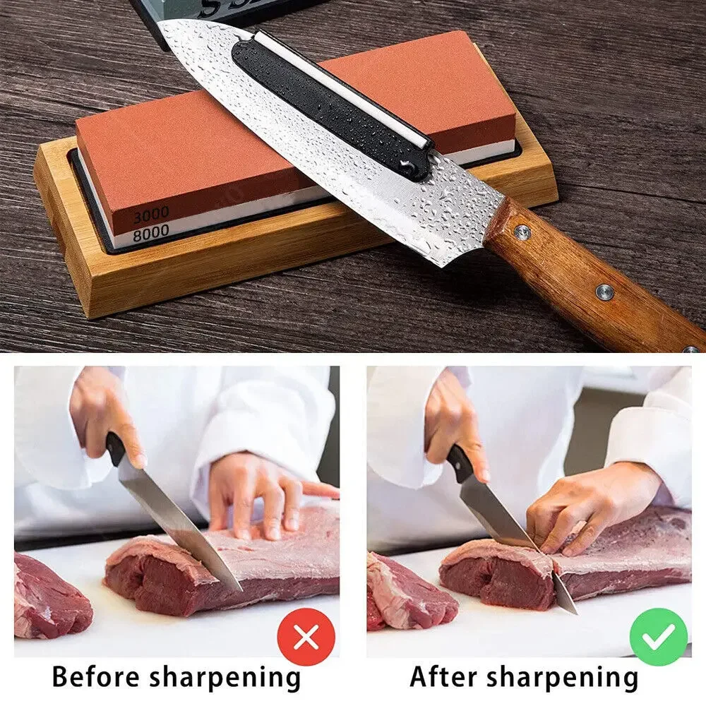 WXCOO Knife Sharpening Stone S - огляд і ціна Knife Sharpening Stone Whetstone 1000 6000