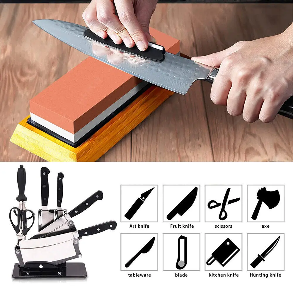 WXCOO Knife Sharpening Stone S - огляд і ціна Knife Sharpening Stone Whetstone 1000 6000
