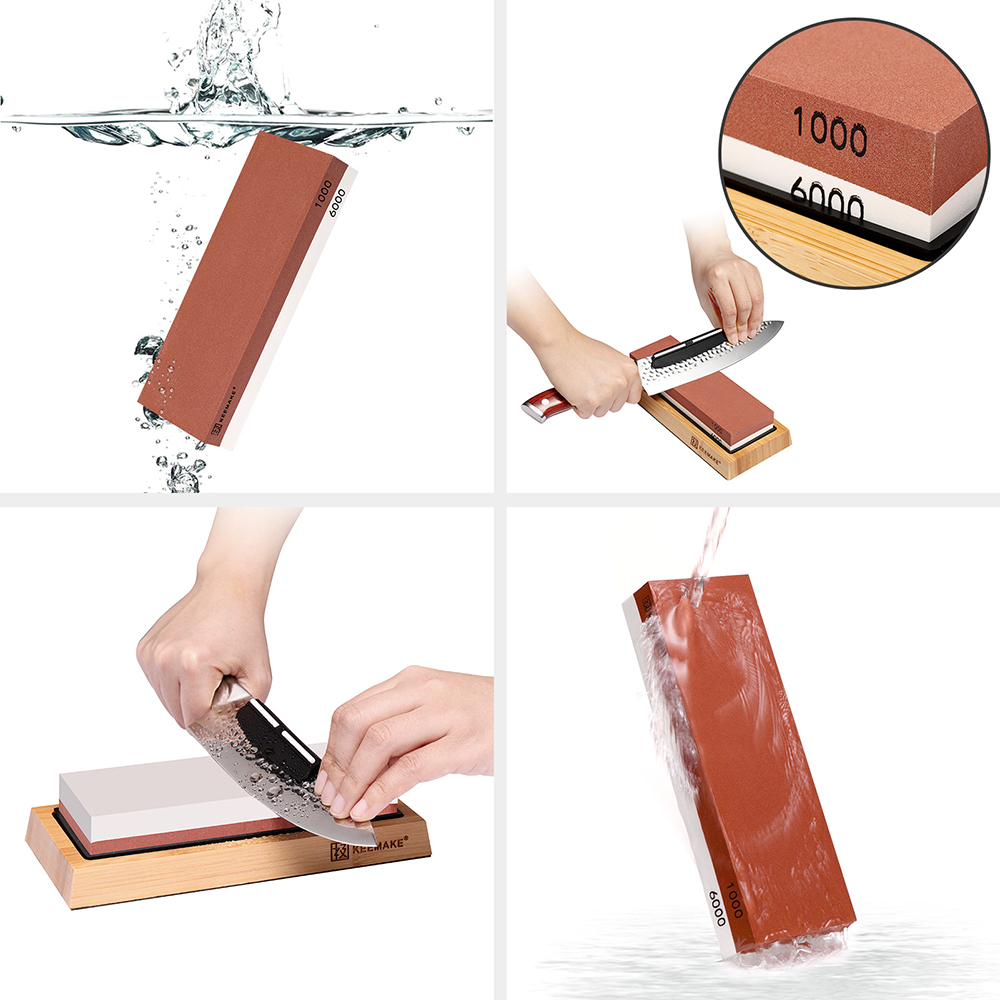 Professional Knife Sharpener W - огляд і ціна Knife Sharpening Stone Whetstone 1000 6000