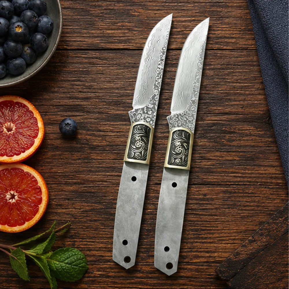 3 Style Vintage Outdoor Forged - огляд і ціна Knife Blade Blank Damascus Steel Forged