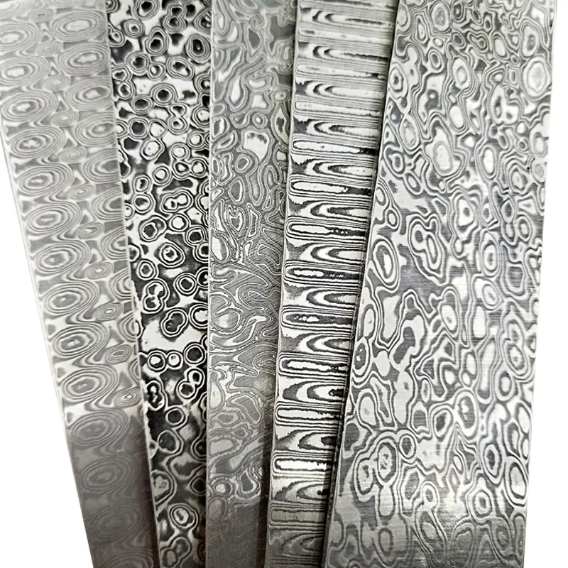15x2.5x0.3 CM Damascus Steel B - огляд і ціна Knife Blade Blank Damascus Steel Forged