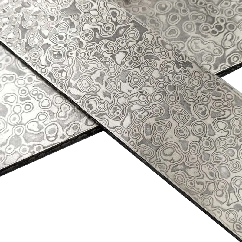 15x2.5x0.3 CM Damascus Steel B - огляд і ціна Knife Blade Blank Damascus Steel Forged