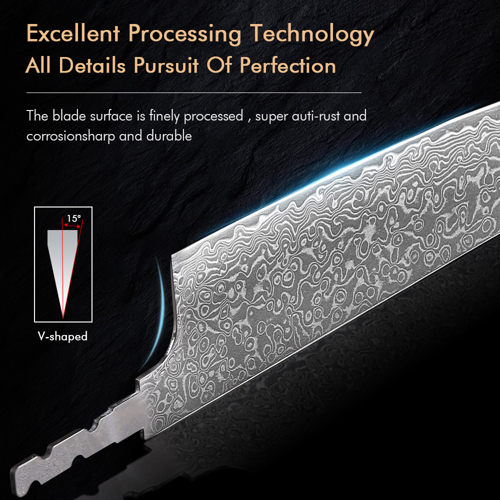 DASHWAY Japanese Hand Forged C - огляд і ціна Knife Blade Blank Damascus Steel Forged